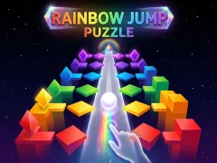 游戏Rainbow Jump Puzzle在线