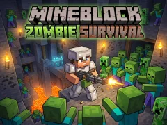 游戏Mineblock Zombie Survival在线
