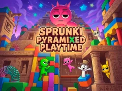 游戏Sprunki Pyramixed Playtime在线