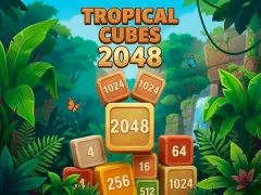 游戏Tropical Cubes 2048在线