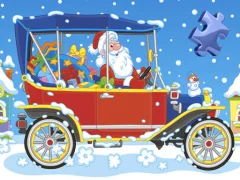 游戏Christmas Cars Jigsaw在线