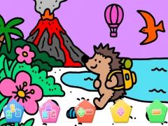 游戏Color By Code Volcano Hedgehog在线