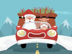 游戏Santa Giving Presents Jigsaw在线