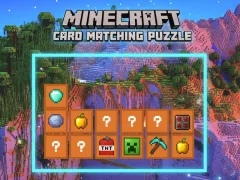 游戏Minecraft Card Matching Puzzle在线