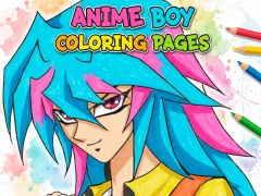 游戏Anime Boy Coloring Pages在线
