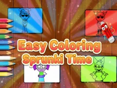 游戏Easy Coloring Sprunki Time在线