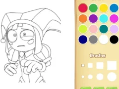 游戏Pomni Coloring Book For Kids在线