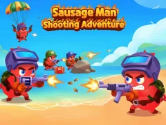 游戏Sausage Man Shooting Adventure在线