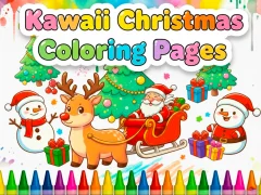 游戏Kawaii Christmas Coloring Pages在线