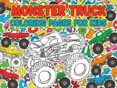 游戏Monster Truck Coloring Pages For Kids在线