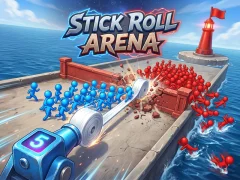 游戏Stick Roll Arena在线