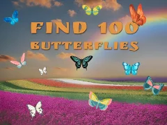 游戏Find 100 butterflies在线