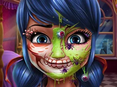 游戏Dotted Girl Halloween Makeup在线