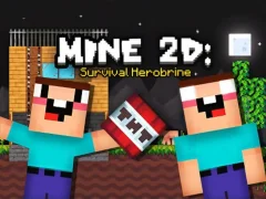 游戏Mine 2D Survival Herobrine在线