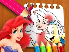 游戏The Little Mermaid Coloring Book在线