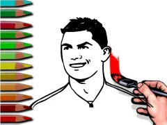 游戏Ronaldo Coloring Book在线