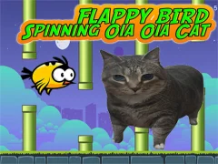 游戏Flappy Bird Spinning oia oia Cat在线