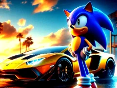 游戏Sonic Run for Lamborghini在线