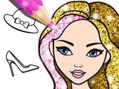 游戏Fashion Coloring Book Glitter在线