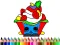 游戏Back To School: Cake Coloring Book在线