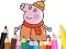游戏Coloring Book: Mommy Pig Winter在线