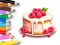 游戏Coloring Book: Berry Cake在线