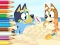游戏Coloring Book: Bluey On The Beach在线