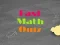 游戏Fast Math Quiz在线