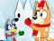 游戏Jigsaw Puzzle: Bluey Christmas Snowman在线