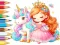 游戏Coloring Book: Unicorn Secret Whisper在线