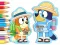 游戏Coloring Book: Bluey Camping在线