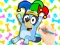 游戏Coloring Book: Clown Bluey在线