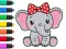 游戏Coloring Book: Elephant在线