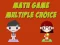 游戏Math Game Multiple Choice在线