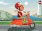 游戏City Scooter Ride Coloring在线