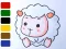 游戏Baby sheep ColoringBook在线