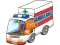 游戏Cartoon Ambulance Puzzle在线