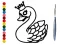 游戏Back To School: Swan Coloring Book在线