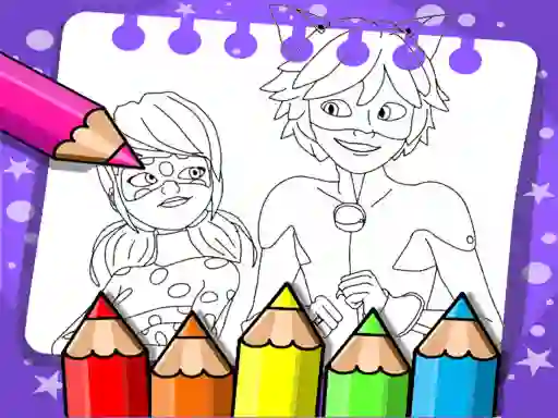 游戏Miraculous Ladybug Coloring Book在线