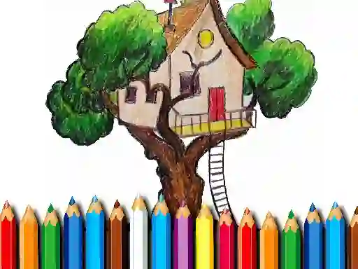 游戏Tree House Coloring Book在线