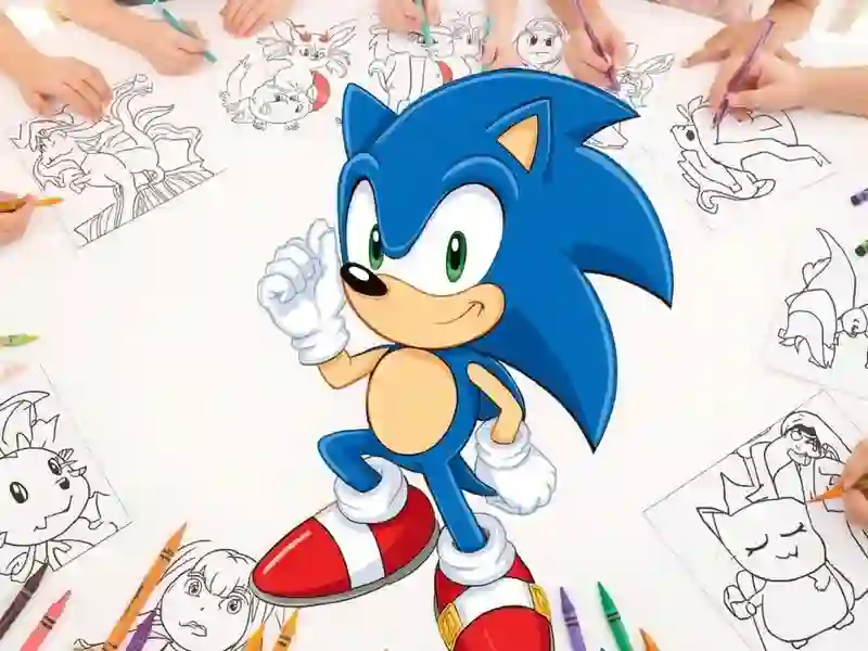 游戏Sonic Coloring在线