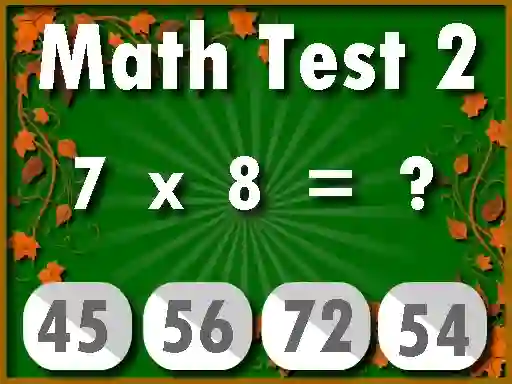 游戏Math Test 2在线