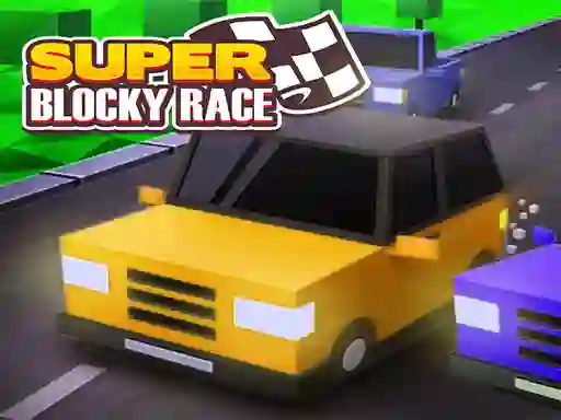 游戏Super Blocky Race在线