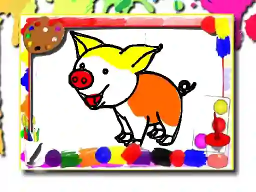 游戏Pigs Coloring Book在线