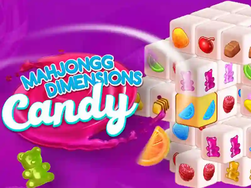 游戏Candy 3D Mahjong在线