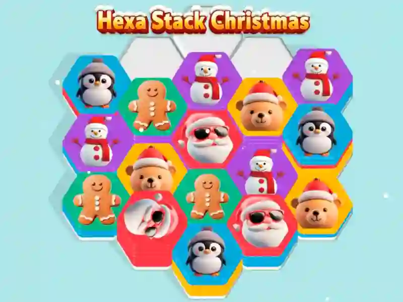 游戏Hexa Stack Christmas在线