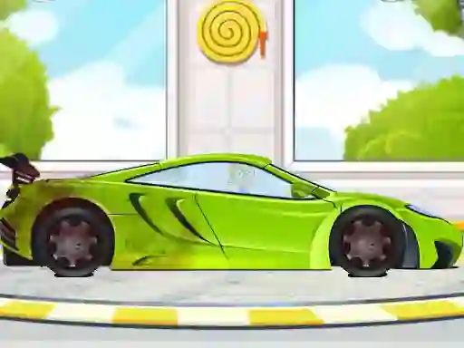 游戏Sports Car Wash 2D在线