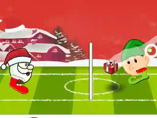 游戏Santa winter head soccer在线