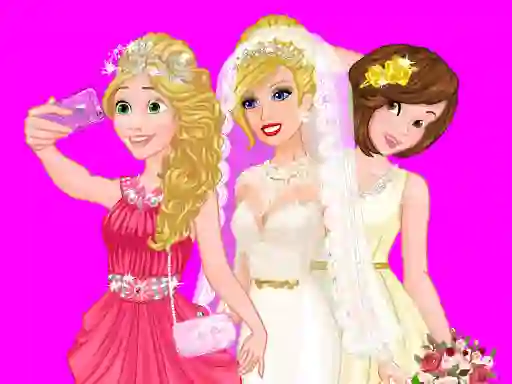 游戏Barbie's Wedding Selfie With Princesses在线