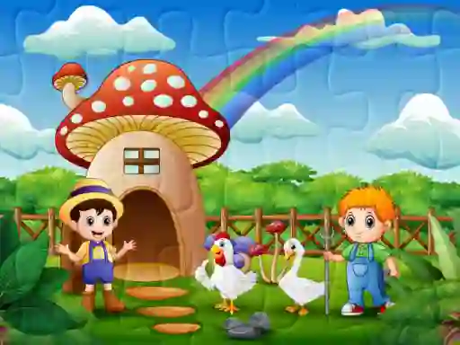 游戏Farm Animal Jigsaw在线